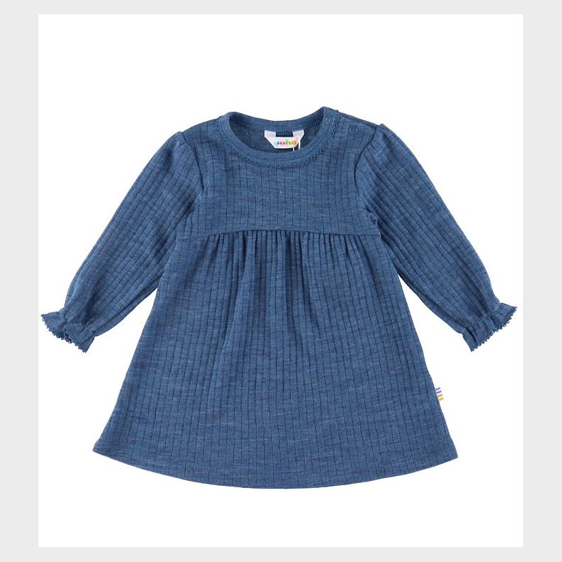 Joha Kjole - Uld - Denim Bl