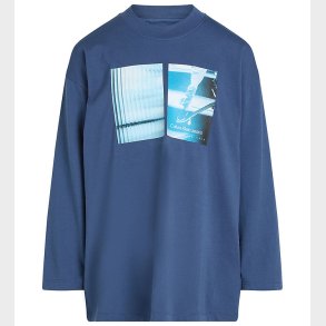 Calvin Klein Bluse - Shifted Picture - Ensign Blue