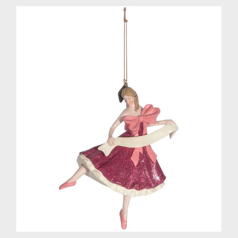 Konges Sljd Julekugle - Christmas Bow Ballerina