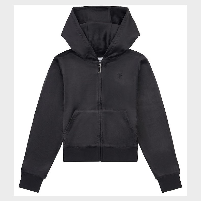 Juicy Couture Cardigan - Velour - Halan Oversized - Sort