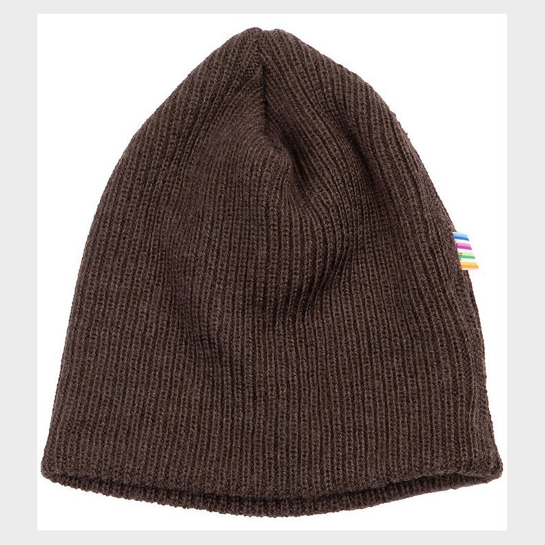 Joha Hue - Strik - Uld - 2-Lags - Mrkebrun