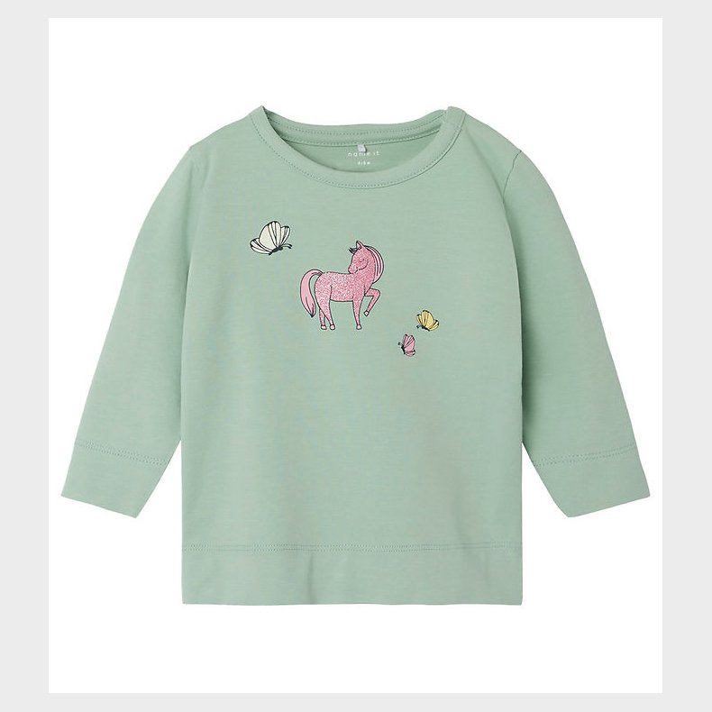 Name It Bluse - NbfJennia - Silt Green