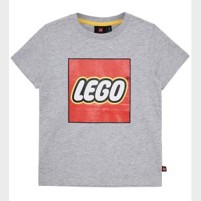 LEGO® Wear T-Shirt - LWTano 631 - Grey Melange m. Logo