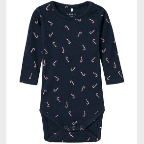 Name It Body l/ - Rib - NbnDab - Dark Sapphire m. Julestokke