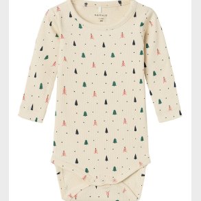 Name It Body l/ - Rib - NbnDab - Summer Sand m. Juletrer