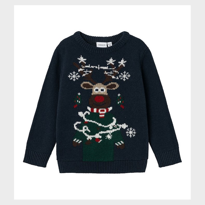 Name It Bluse - Strik - NmmRijulle - Dark Sapphire