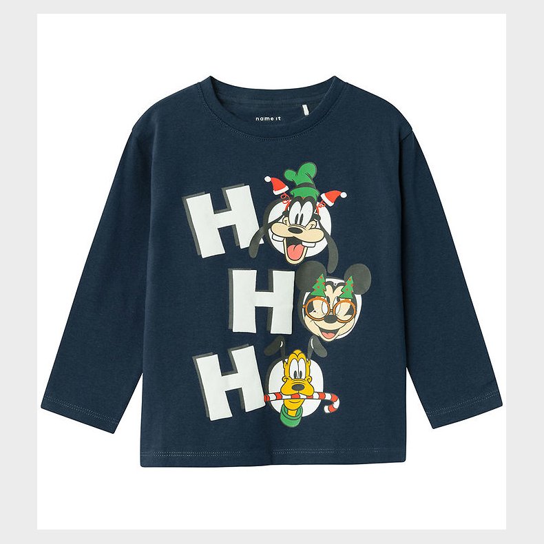 Name It Bluse - NmmSilas - Mickey - Dark Sapphire