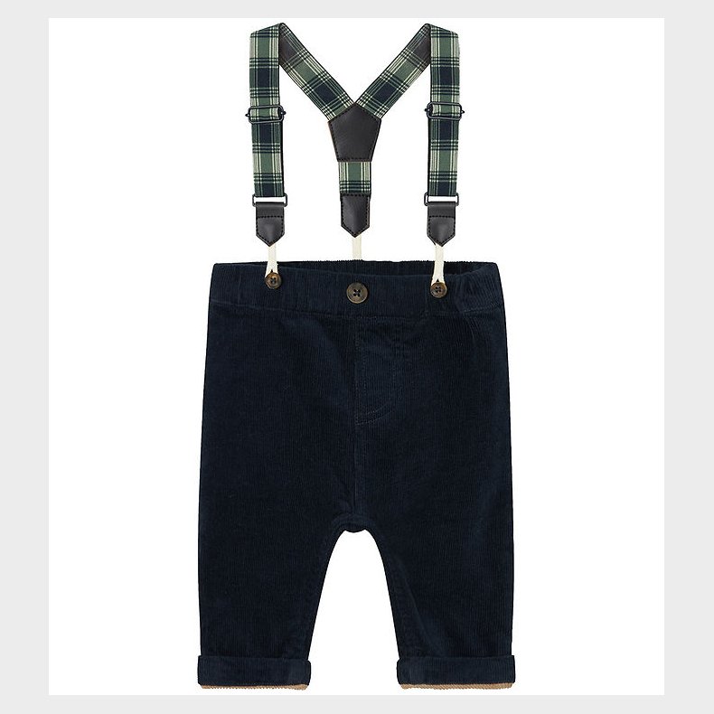 Name It Bukser m. Seler - NbmBen - Dark sapphire