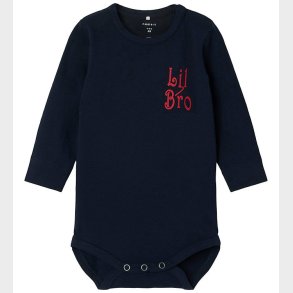 Name It Body l/ - NbmLaby - Navy Blazer m. Print