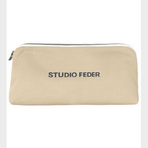 Studio Feder Toilettaske - Celia Mini - Canvas - Sand Beige