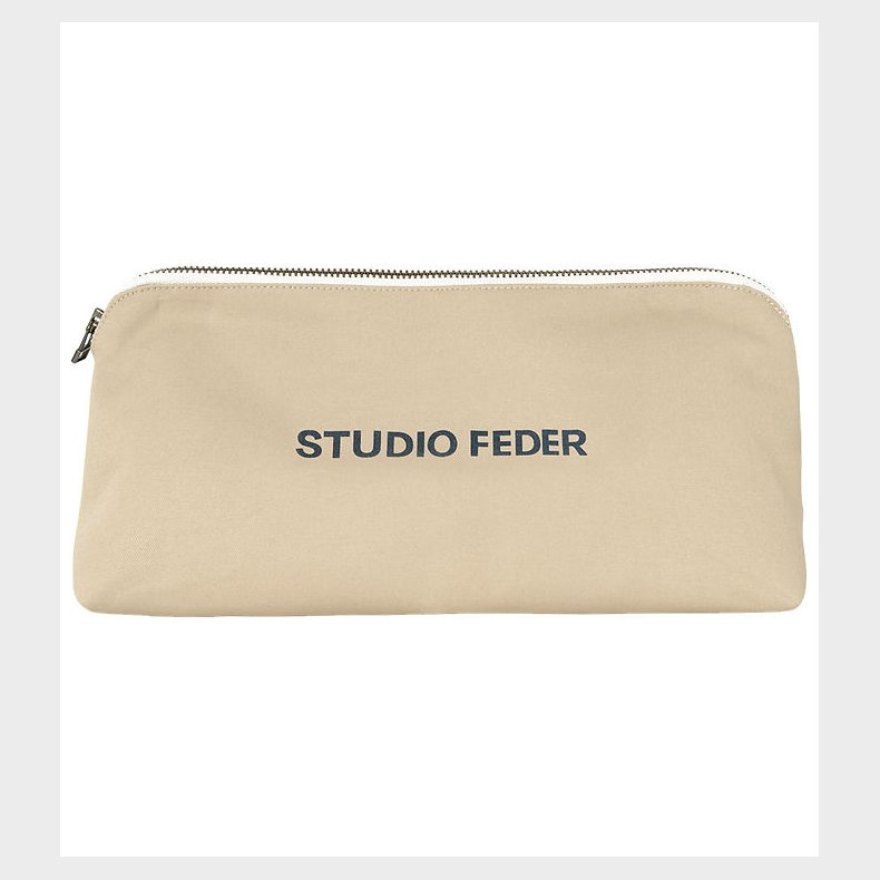 Studio Feder Toilettaske - Celia Mini - Canvas - Sand Beige