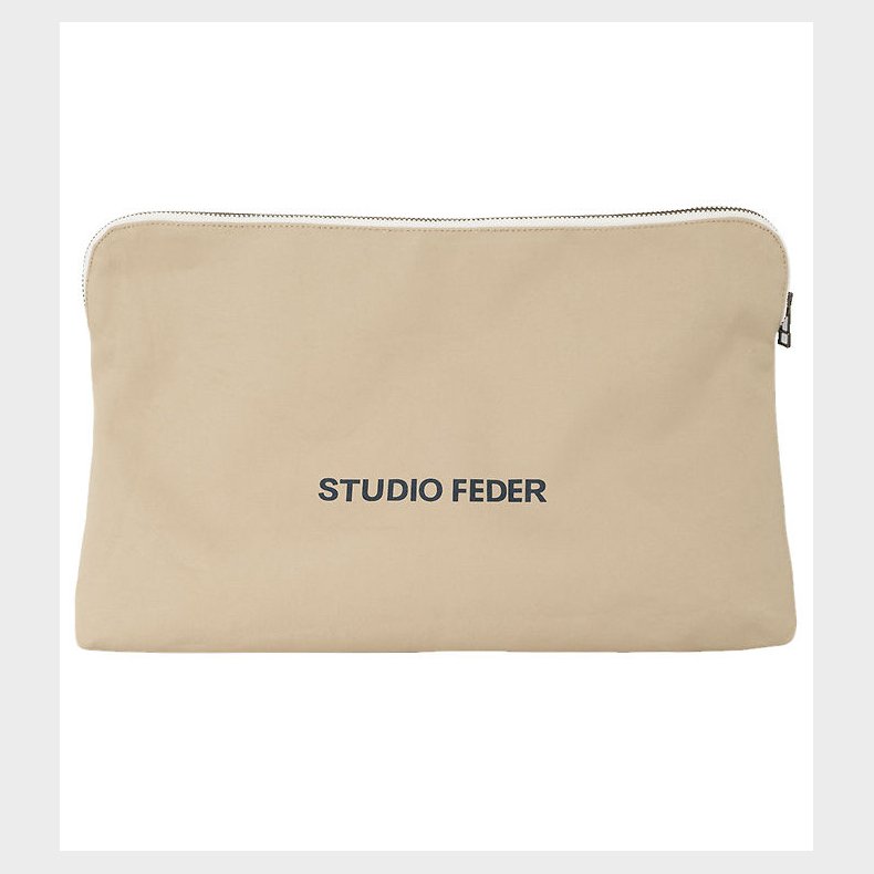 Studio Feder Toilettaske - Celia - Canvas - Sand Beige