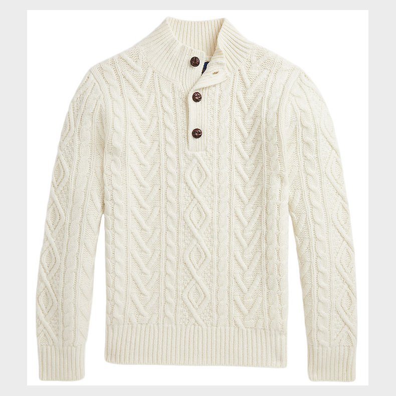 Polo Ralph Lauren Bluse - Uld - Cream