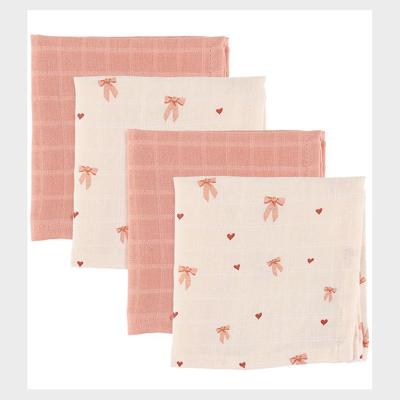 Cam Cam Vaskeklude - 4-pak - Bows