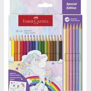 Faber-Castell Farveblyanter - 24 stk. Unicorn Pastel