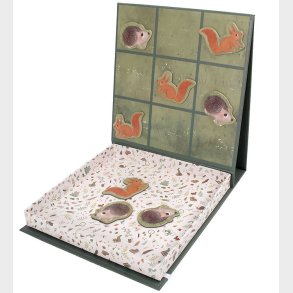 Filibabba Magnetisk Spil - Tre P Stribe - Skovens Dyr