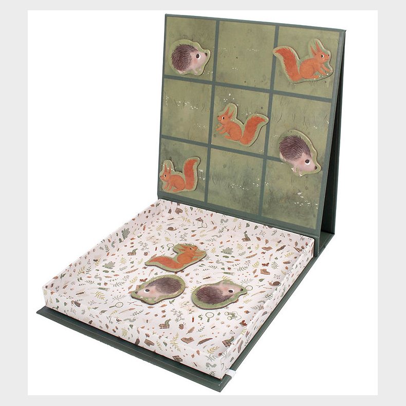 Filibabba Magnetisk Spil - Tre P Stribe - Skovens Dyr