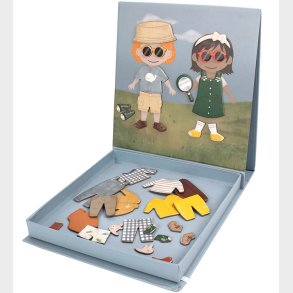 Filibabba Magnetisk Spil - Pkldningsdukker - Klar Til Dit Even