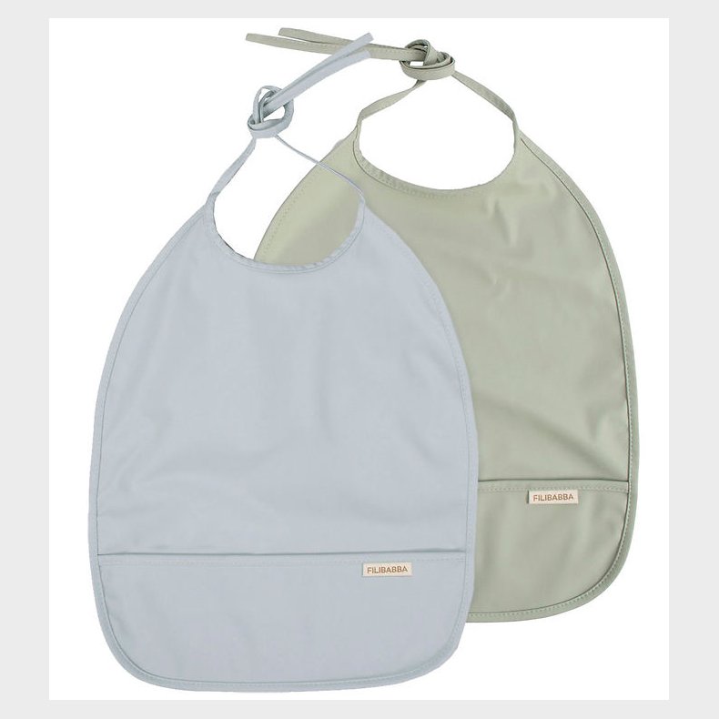 Filibabba Hagesm�kke m. Lomme - PU - 2-pak - Pearl Blue/Desert S