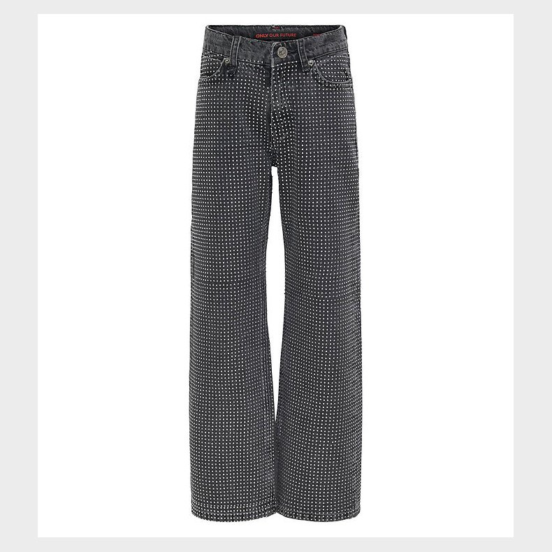 Kids Only Jeans - KogHudson - Grey Denim m. Glimmersten