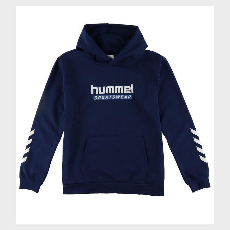 Hummel Httetrje - hmlJr Logo Hoodie - Dress Blue