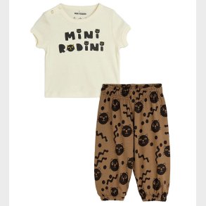 Mini Rodini Cats Baby St - Offwhite