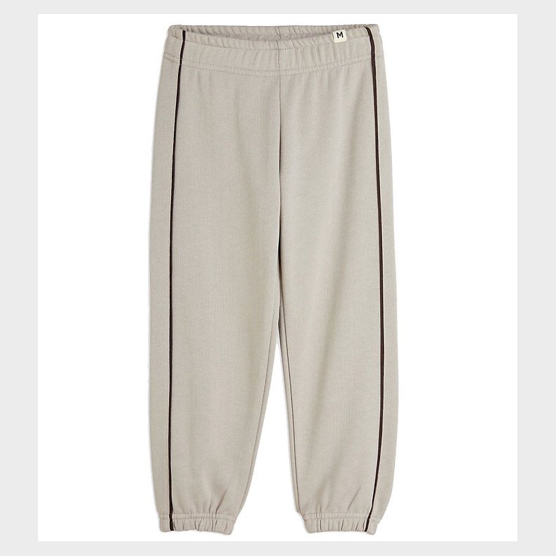 Mini Rodini Sweatpants - Plain Piping - Grey