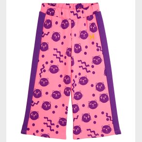 Mini rodini Sweatpants - Squiggly Cats - Pink