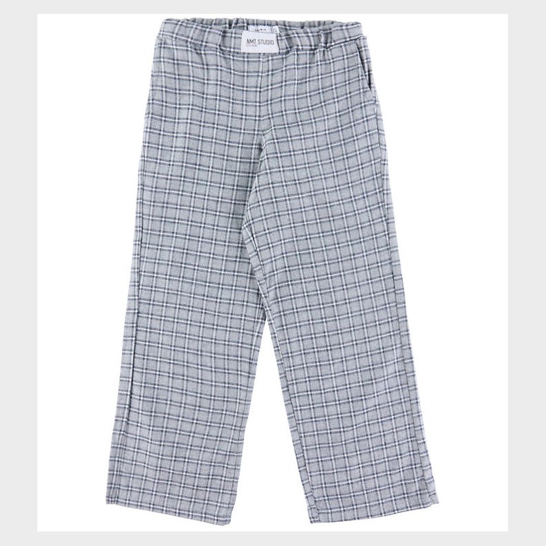 Name It Bukser - NknStrane - Grey Melange Checks
