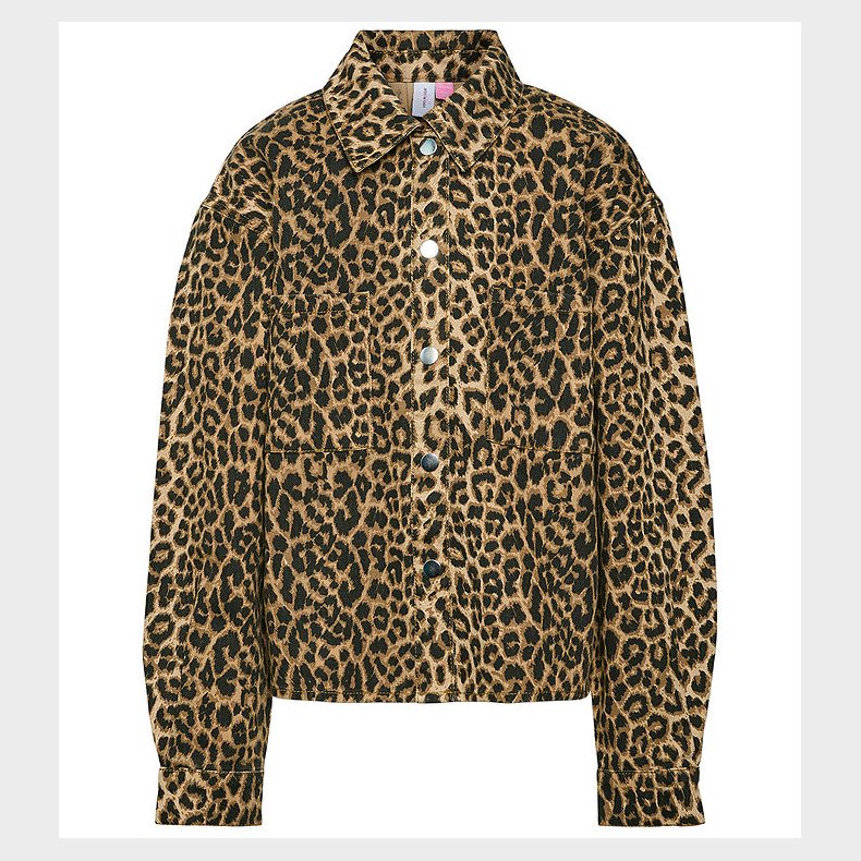 Vero Moda Girl Jakke - VmTullah - Silver Mink/Leopard