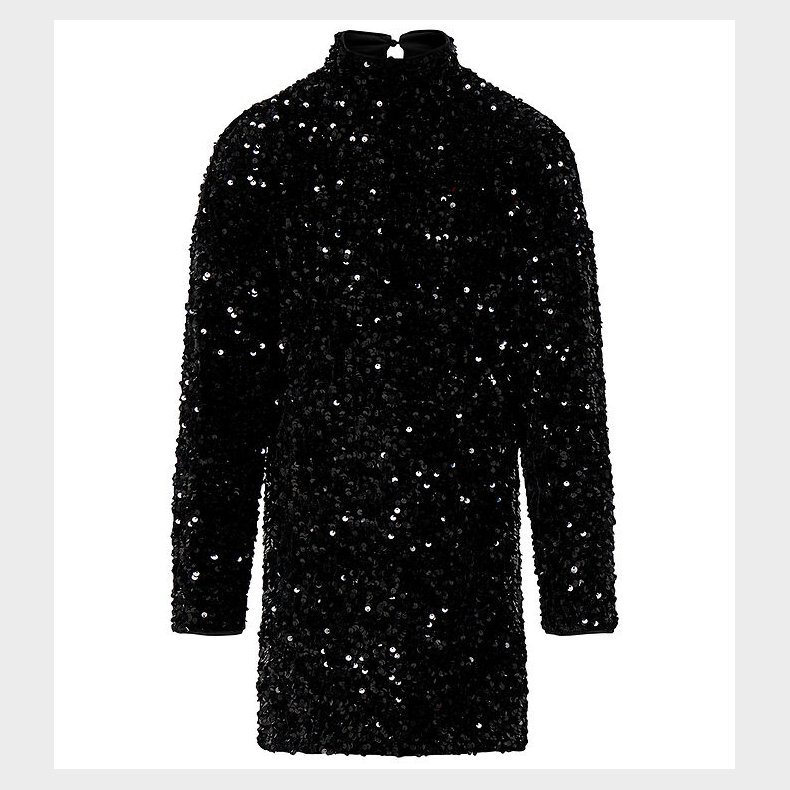 Kids Only Kjole - KogConfidencels Sequins - Sort