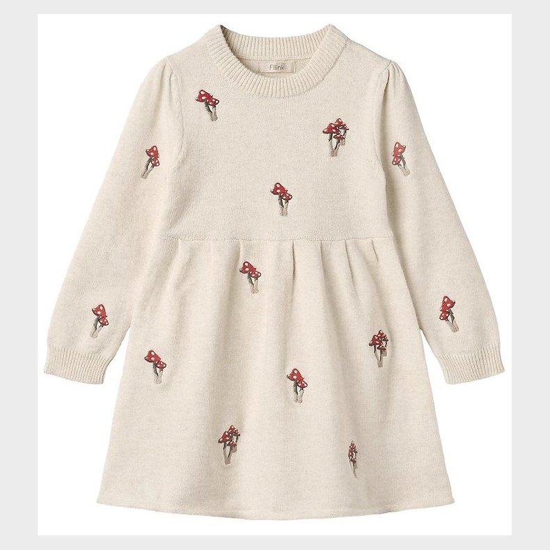 Fliink Kjole - Strik - Benna Mushroom - Sandshell