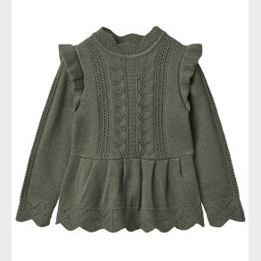 Fliink Bluse - Strik - Alilly Peplum - Beetle