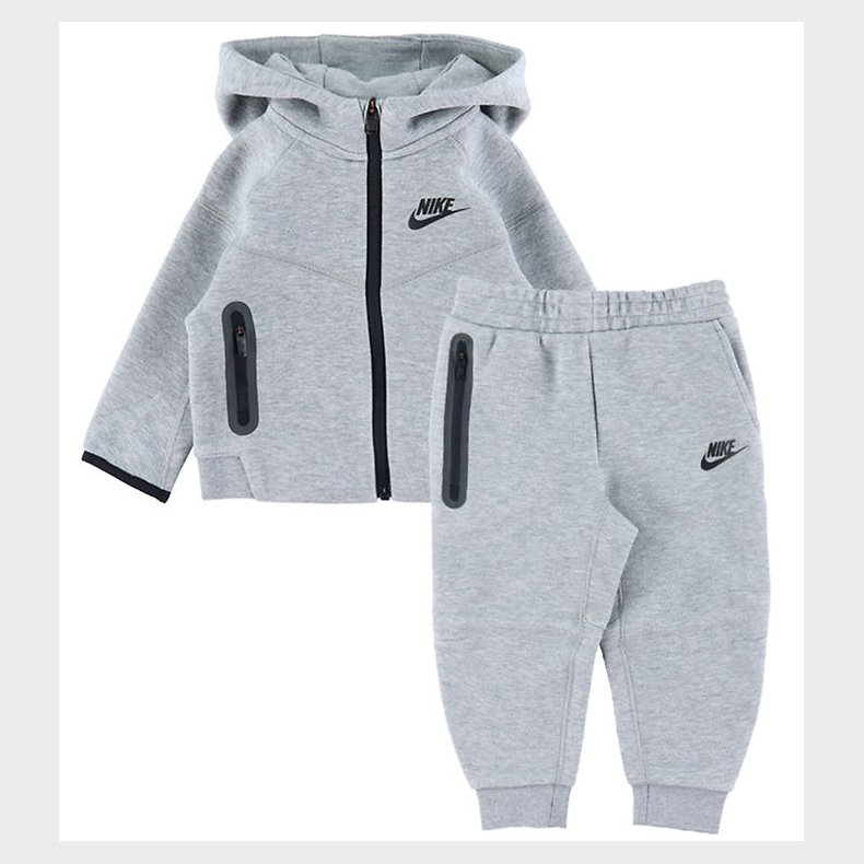 Nike Sweatst - Cardigan/Sweatpants - Grey Heather