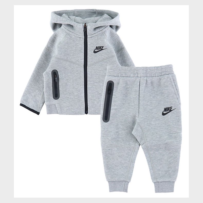 Nike Sweatst - Cardigan/Sweatpants - Grey Heather