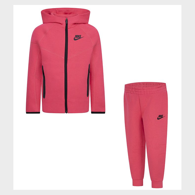 Nike Sweatst - Tech - Cardigan/Sweatpants - Aster Pink