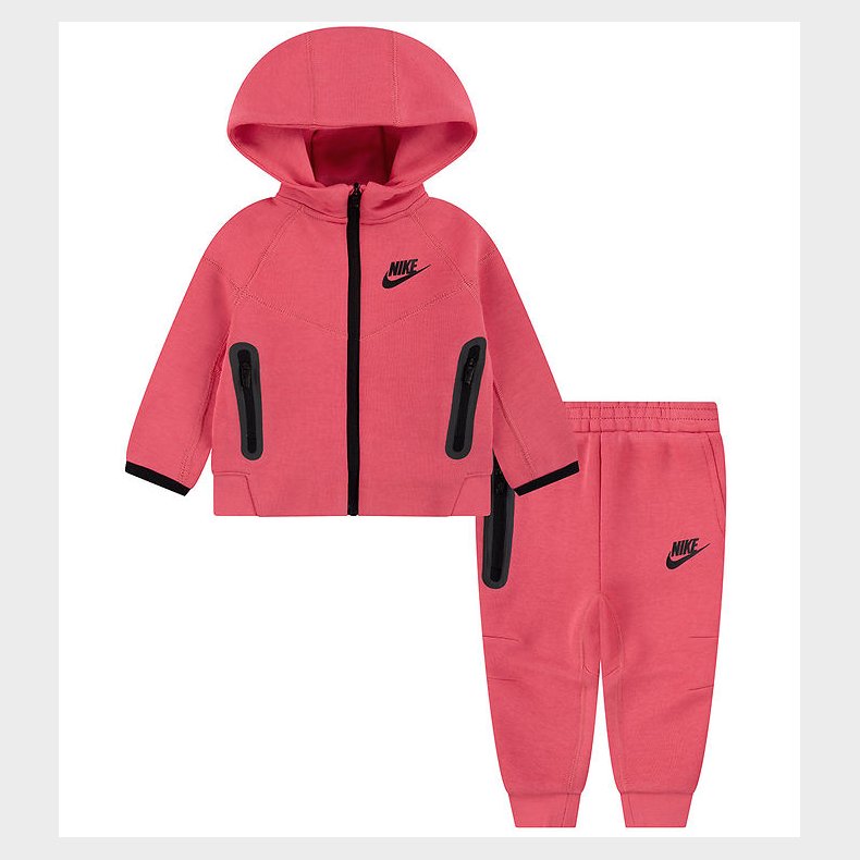 Nike Sweatst - Tech - Cardigan/Sweatpants - Aster Pink
