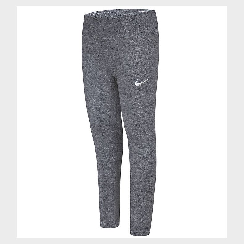 Nike Leggings - Shine - Sort/Silver