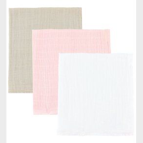 Pippi Stofbleer - 3-pak - 65x65 cm - Veiled Rose