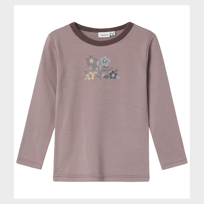 Name It Bluse - Uld - NmfWillow - Purple Dove