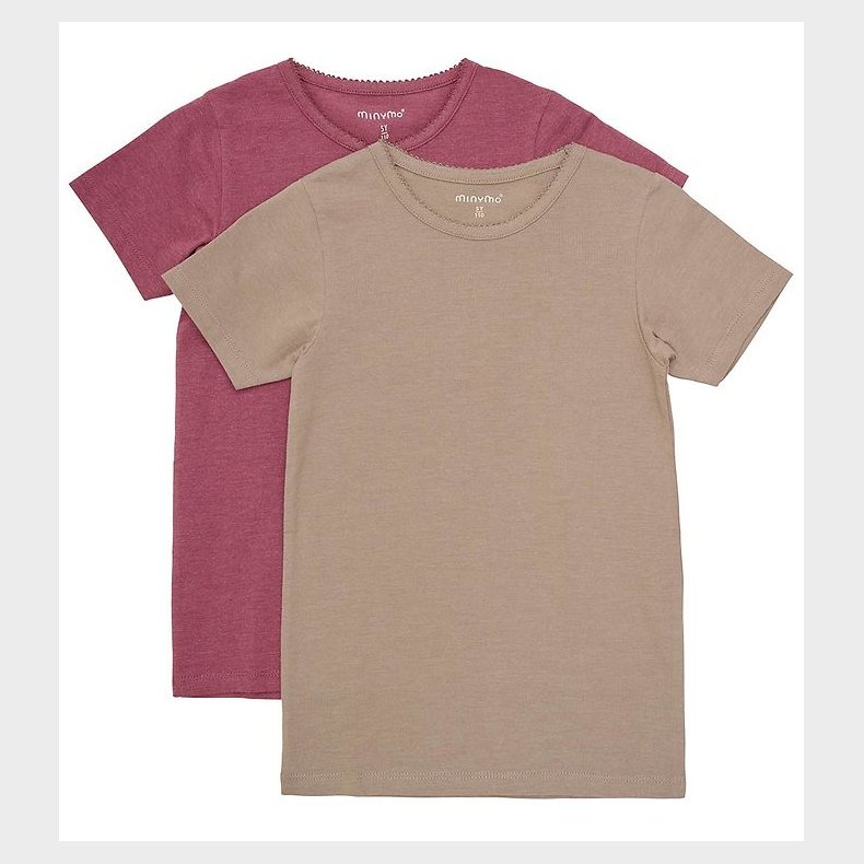 Minymo T-shirts - 2-pak - Apple Butter