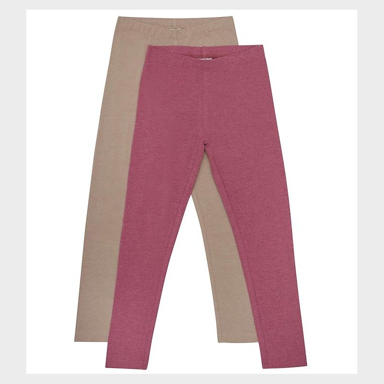 Minymo Leggings - 2-pak - Apple Butter