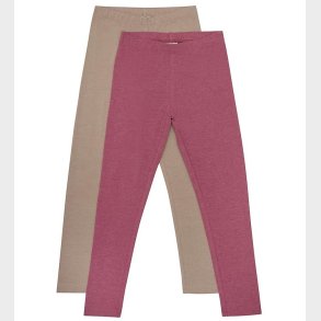 Minymo Leggings - 2-pak - Apple Butter