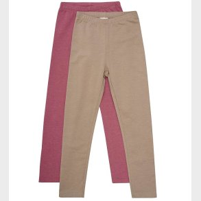 Minymo Leggings - 2-pak - Apple Butter