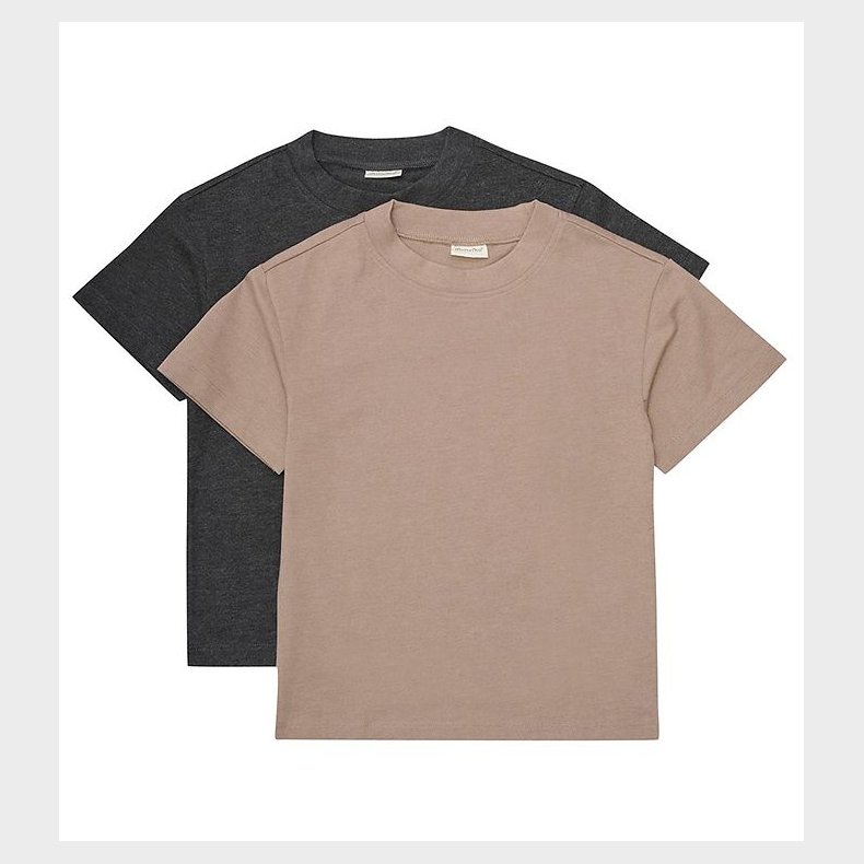 Minymo T-shirts - 2-pak - Fossil