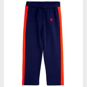 Mini Rodini Sweatpants - Panel - Blue