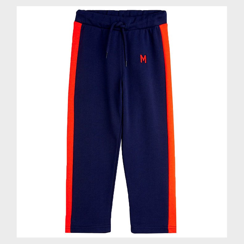 Mini Rodini Sweatpants - Panel - Blue