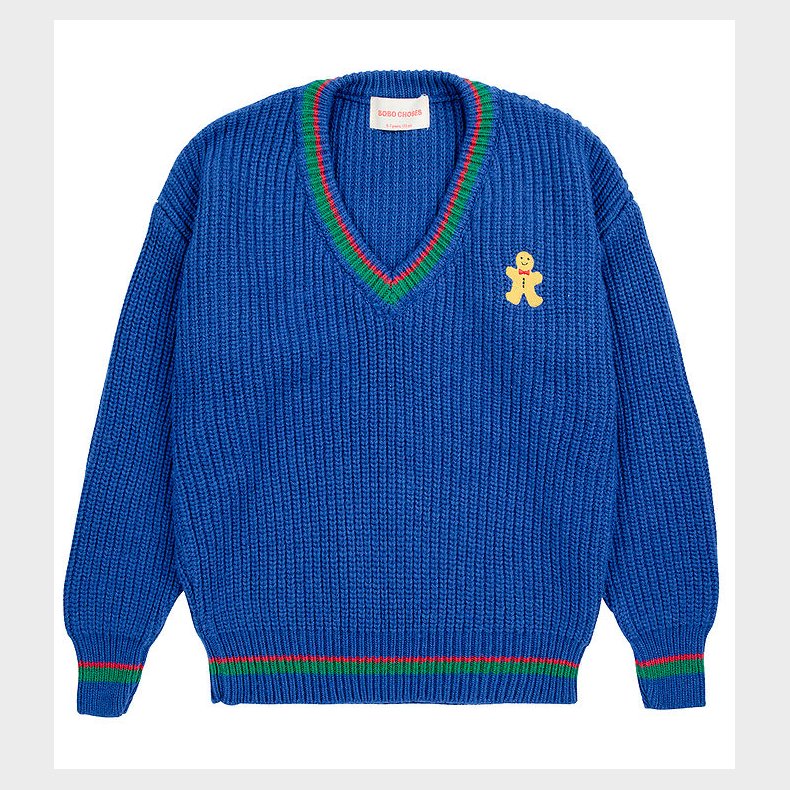 Bobo Choses Bluse - Strik - Gingerbread - Blue