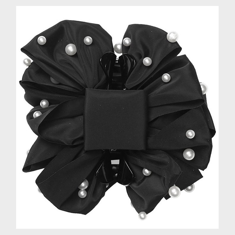 DAY ET H�rklemme - Pearl Bead Hair Claw - 8,5x5 cm - Black