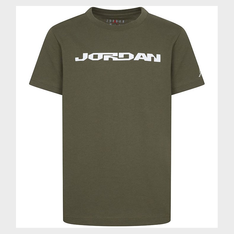 Jordan T-shirt - Medium Olive m. Print